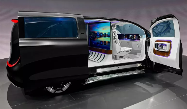 2026 Mercedes Vision V-ახალი ძვირადღირებული ფურგონი დეტალებში